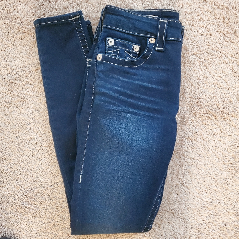 Women's True Religion Blue Jeans Size 26 - Picture 5 of 5